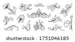 baroque ornament. vintage... | Shutterstock .eps vector #1751046185