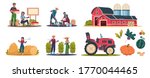cartoon eco farming.... | Shutterstock .eps vector #1770044465