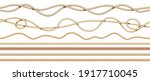 realistic ropes. 3d natural... | Shutterstock .eps vector #1917710045