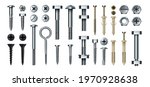 bolt and screw. realistic metal ... | Shutterstock .eps vector #1970928638