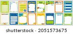 cute planner. notepad to do... | Shutterstock .eps vector #2051573675