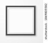 picture frame. realistic blank... | Shutterstock .eps vector #1869805582