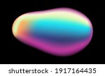 abstract gradient iridescent... | Shutterstock .eps vector #1917164435