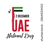uae national day in 2 december | Shutterstock . vector #1864033432