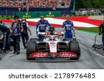 Small photo of SPIELBERG, AUSTRIA - July 10, 2022: Kevin Magnussen, from Denmark competes for Haas F1 . Race day, round 11 of the 2022 F1 championship.