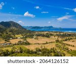 Small photo of Selong belanak beach view from Serangan, Central Lombok