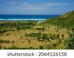 Small photo of Selong belanak beach view from Serangan, Central Lombok