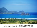 Small photo of Selong belanak beach view from Serangan, Central Lombok