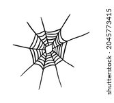 spider's web vector... | Shutterstock .eps vector #2045773415