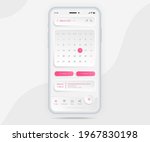 mobile app calendar planner... | Shutterstock .eps vector #1967830198