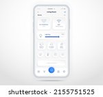 smartphone smart home... | Shutterstock .eps vector #2155751525