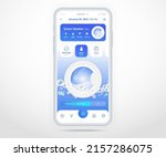 washing machine app  smart home ... | Shutterstock .eps vector #2157286075