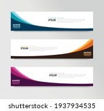 vector abstract banner design... | Shutterstock .eps vector #1937934535