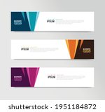 vector abstract banner design... | Shutterstock .eps vector #1951184872