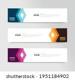 vector abstract banner design... | Shutterstock .eps vector #1951184902