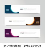 vector abstract banner design... | Shutterstock .eps vector #1951184905