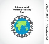 international human solidarity... | Shutterstock .eps vector #2080123465