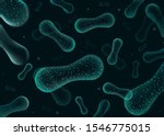 bacteria 3d low poly render... | Shutterstock .eps vector #1546775015