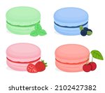 set of different colorful... | Shutterstock .eps vector #2102427382