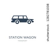 Station Wagon Icon Vector On...