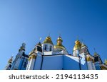 Shiny Golden Cupolas Of The St. ...