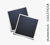 vector photo frames mockup... | Shutterstock .eps vector #1161374218