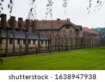 Small photo of View of Auschwitz concentration camp museum