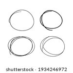 hand drawn set of objects for... | Shutterstock .eps vector #1934246972
