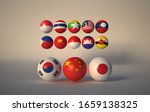 flag. flag ball of asean... | Shutterstock . vector #1659138325