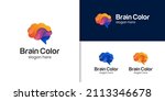 Creative Brain Color Logo....