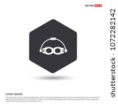 swimming goggles icon hexa... | Shutterstock .eps vector #1072282142