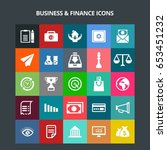 business and finance icons | Shutterstock .eps vector #653451232