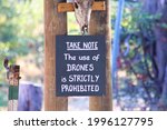 Drones are prohibited from flying in Botswana national wildlife parks.