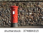Red English Pillar Box Or Post...
