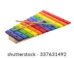Rainbow Colored Wooden Toy...