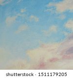 Colorful Oil Painting Sky On...