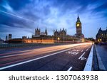 Small photo of View from Westminster Bridge to the Parliament Building and the Big Benn Clock Tower