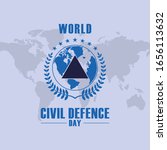 world civil defence day design... | Shutterstock .eps vector #1656113632
