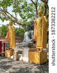 Small photo of Statues of Lord Buddha. Situated in Seema Malaka, Colombo, Sri Lanka.