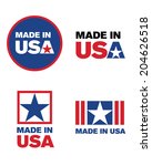 Vector 'made In The Usa' Icon...