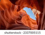 Lower antelope canyon in page...