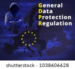 gdpr   general data protection... | Shutterstock . vector #1038606628