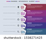  elegant infographics templates ... | Shutterstock .eps vector #1538271425