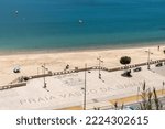 Small photo of SINES, PORTUGAL - May 04, 2022: A landscape over Vasco da Gama Beach in Sines city, Portugal