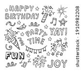 big celebration clipart set.... | Shutterstock .eps vector #1910982208
