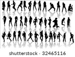 silhouettes | Shutterstock .eps vector #32465116