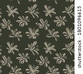 green floral brush strokes... | Shutterstock .eps vector #1801096615
