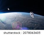 View Of An Astronaut In...