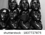 Black Heads Of Mannequins....