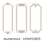 vector set of vintage elements... | Shutterstock .eps vector #1456922855